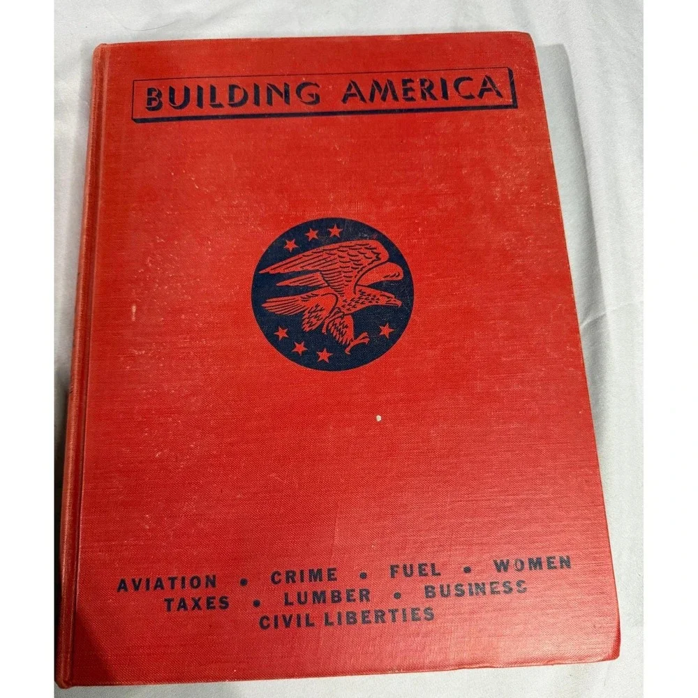 Building America Volumes 1-8 Vintage Hardcover Book Set Americana Corp NEA